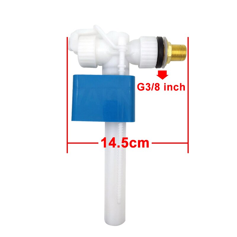 Side Entry Toilet Inlet Cistern Fittings Adjustable Float Filling Valves G3/8&quot; G1/2&quot; Bathroom Fixture Replacement Parts: G3 8 Inch