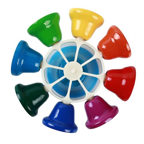 8-Tone Hand Bells Kids Children Musical Octave Percussion Instrument Sound Toy Children Toys Chirstmas Birthday: Default Title