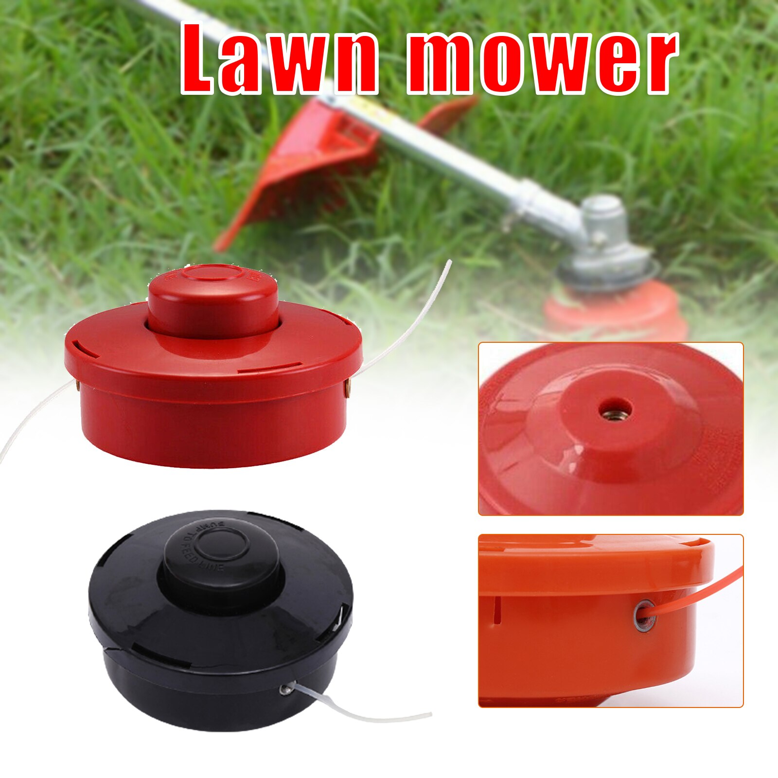 Trimmer Head Replacement Strimmer Bump Feed Line Spool Brush Cutter Lawn Mowers Accessories Garden Hand Tools WWO66