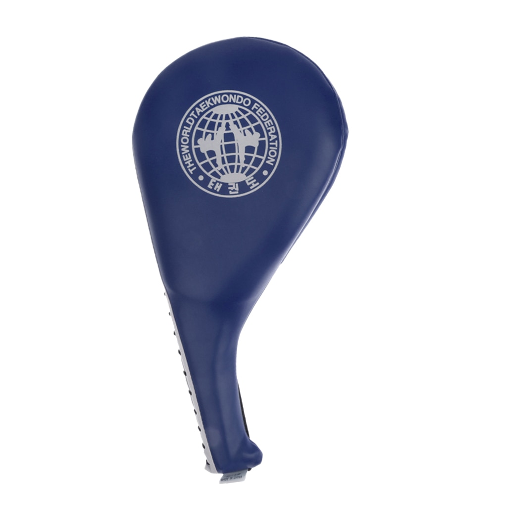 2 Pieces Taekwondo Karate Kick Strike Floppy Paddle/Clapper Target Pad Blue