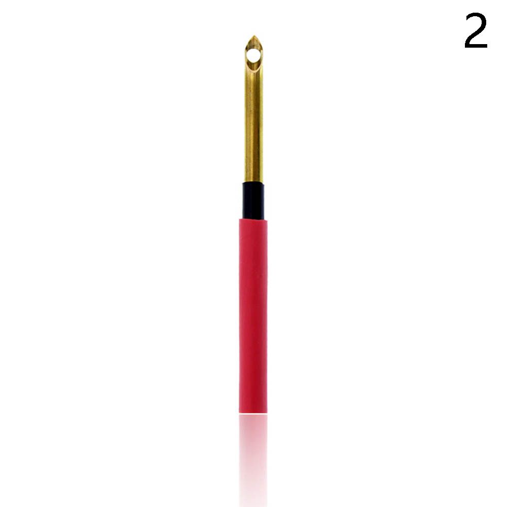 Punch Needle kit per ricamo filato di legno Punch Needle uncinetto per maglieria ricamo penna fai da te cucitura artigianale Applique strumenti per cucire: 2