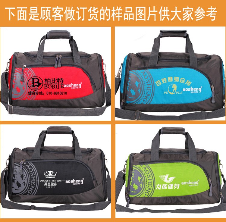 Nylon outdoor sporttas heren dames fitness reistas training dames yoga duffel schoudertas