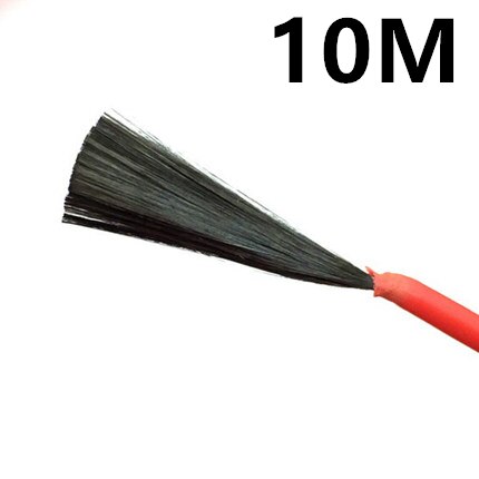 Cable calefactor de fibra de carbono de silicona, 12K, 33ohm, cable calefactor para suelo, cable calefactor eléctrico de: 10M