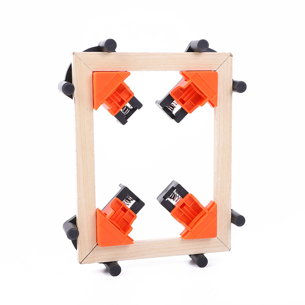 90 Degree Right Angle Clamp Fixing Clips Photo Picture Frame Corner Clamp Woodworking Hand Tool Positioning Fixture