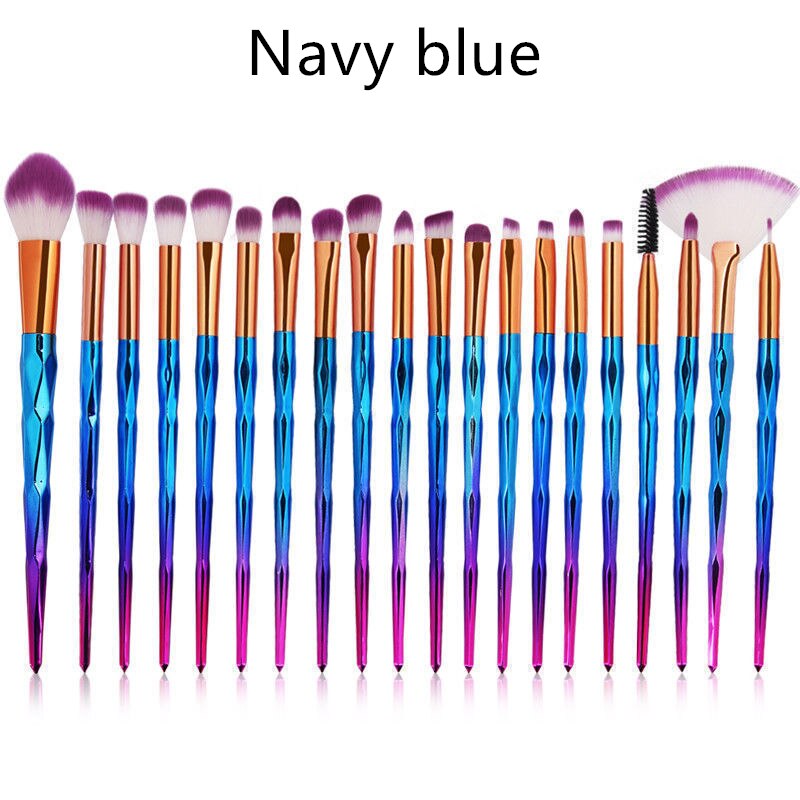 20PCS Unicorn Beauty Makeup Brushes Tool Set Blending Cosmetic Powder Eye Shadow Brush A Full Set of Cosmetic Brush: 3