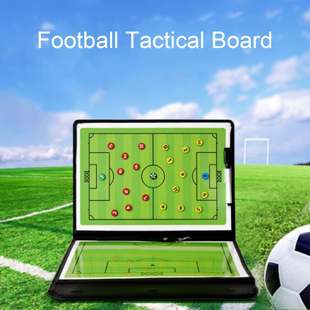 Tactiek Board Anti-Slip Coach-Klembord Vakmanschap Tactiek Klembord Pvc Coaching Strategy Board Kit Voor Voetbal Spel