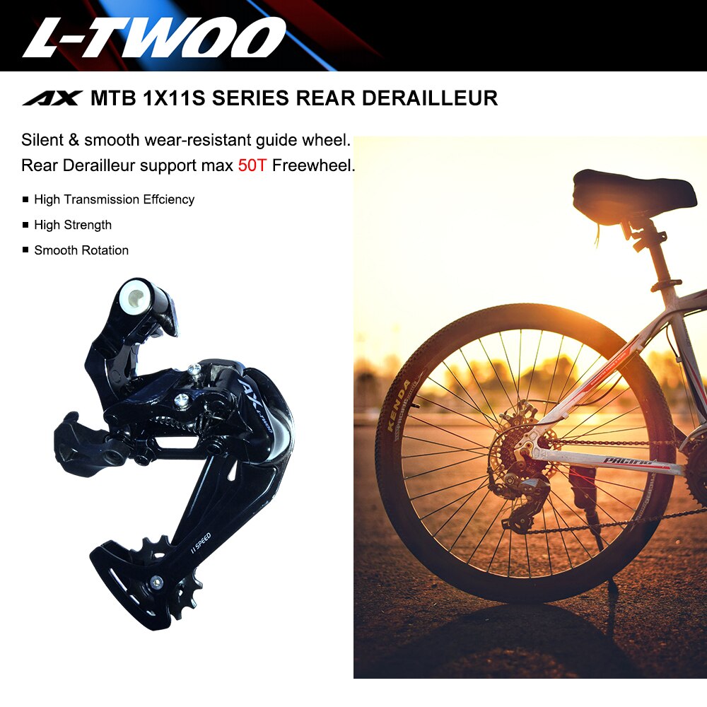L-TWOO AX-gatillo cambiador para bicicleta de montaña, grupo de cambios 11 S, sistema de desviador trasero, Cassette, piezas para bicicleta de montaña, 1x11 velocidades