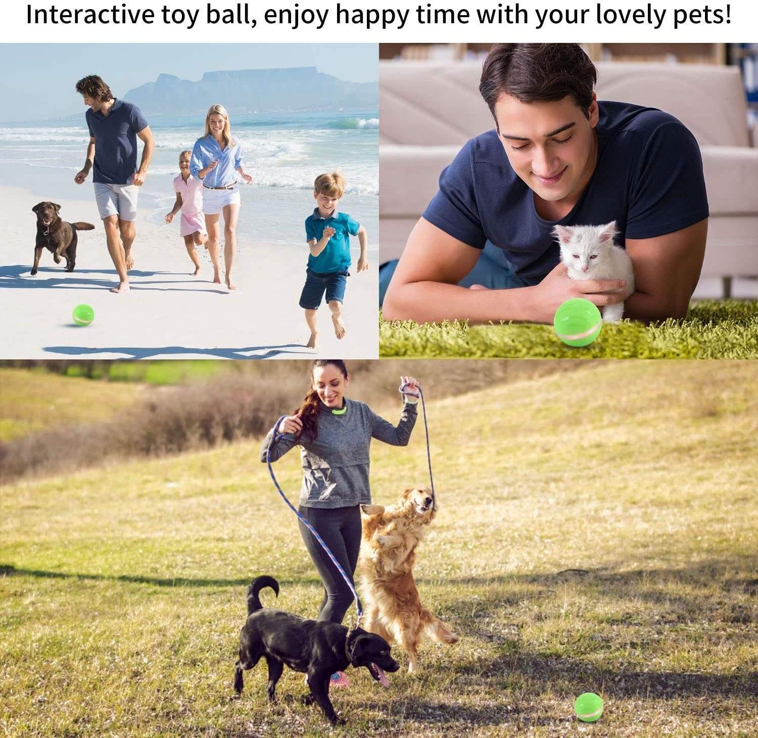 Wicked Ball - Interactive Toy for Dog and Cat - Yellow