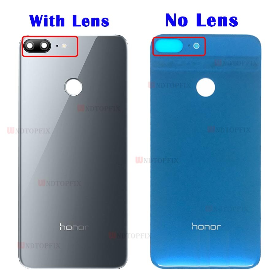 Nowy dla Huawei Honor 9i tylna pokrywa baterii obudowa tylna obudowa szklana dla Honor 9 Lite pokrywa baterii Honor 9 Lite obudowa