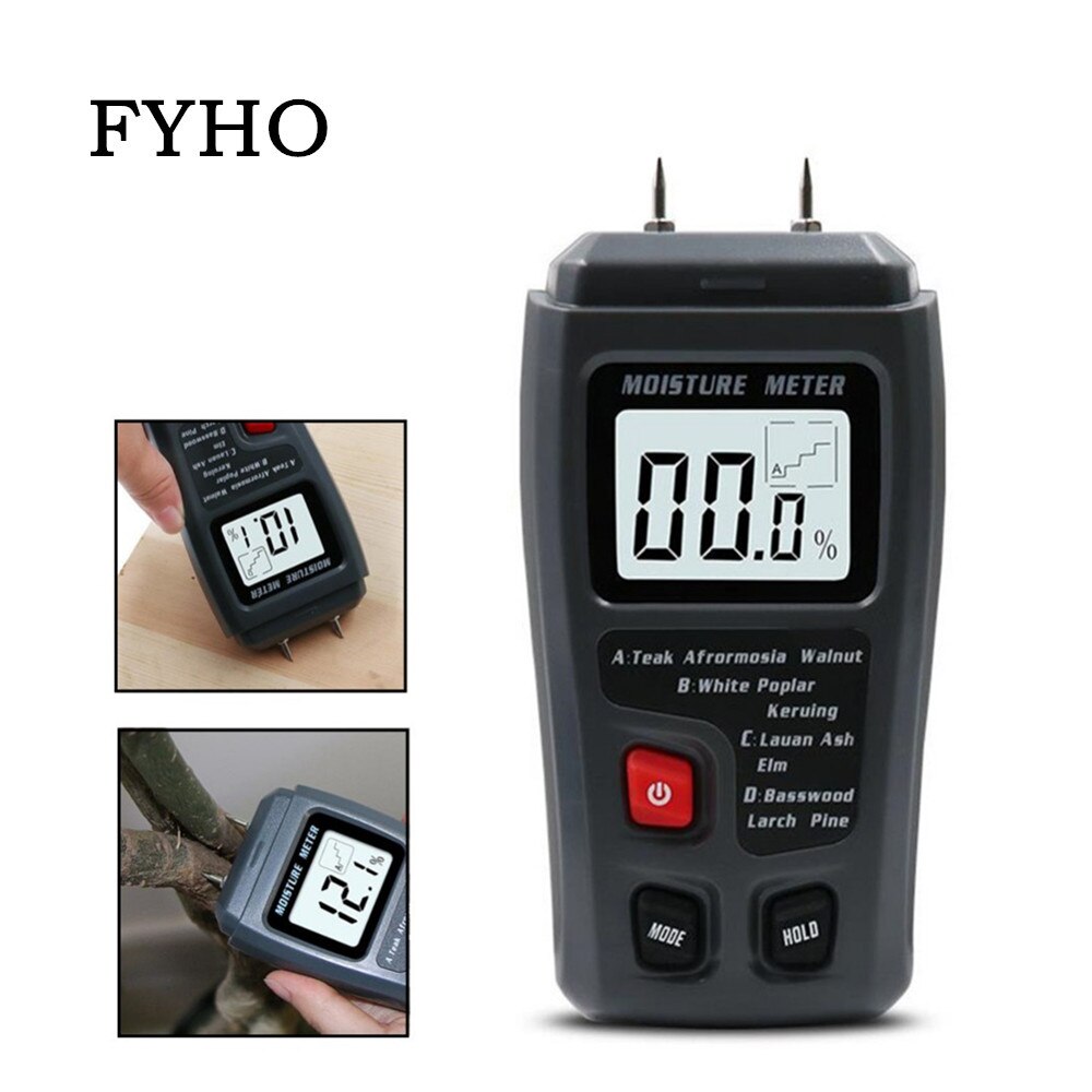 Digital LCD Display instruments for measuring humidity Induction Tester Wood Floor Box Humidity Measurement Instrument HY18