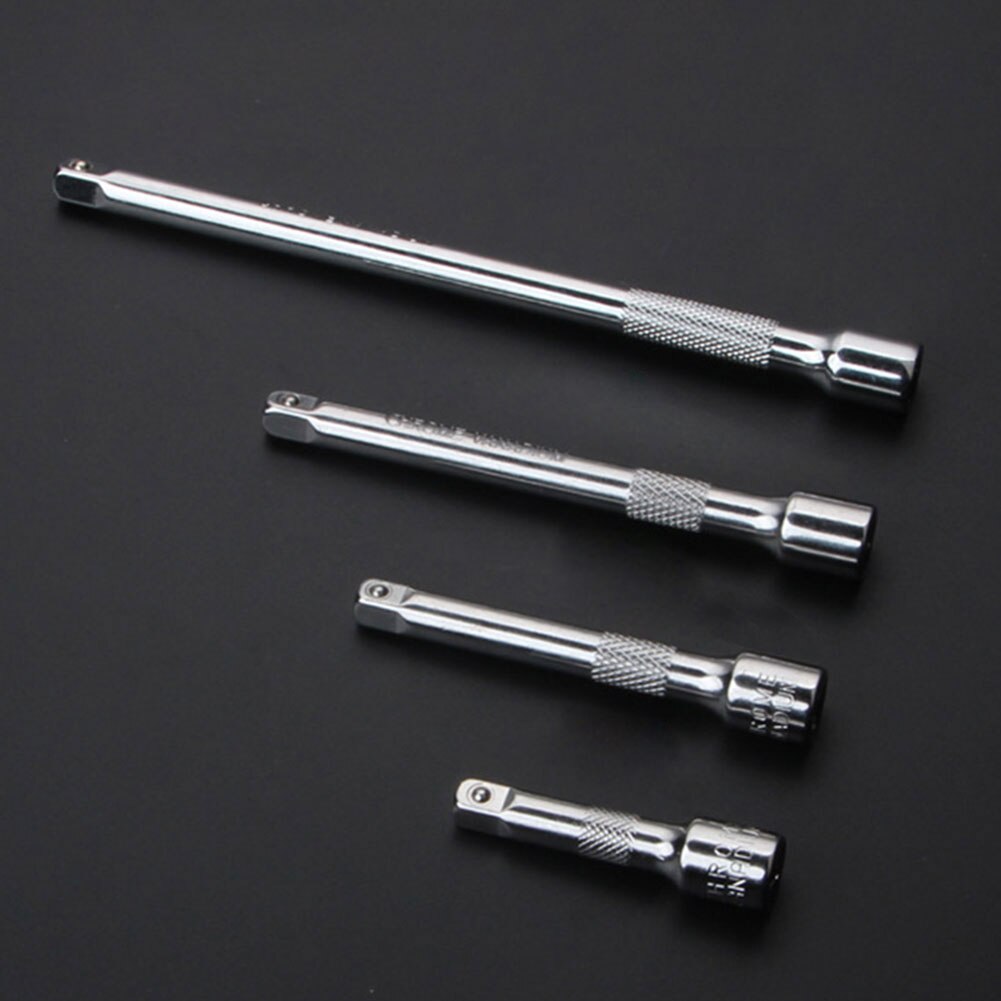 4pcs/set Long Rod Socket Extender Auto Repair Extension Bar Set 1/4 6.3mm Parts Tool Car Quick Release Drive Ratchet Wrench CRV