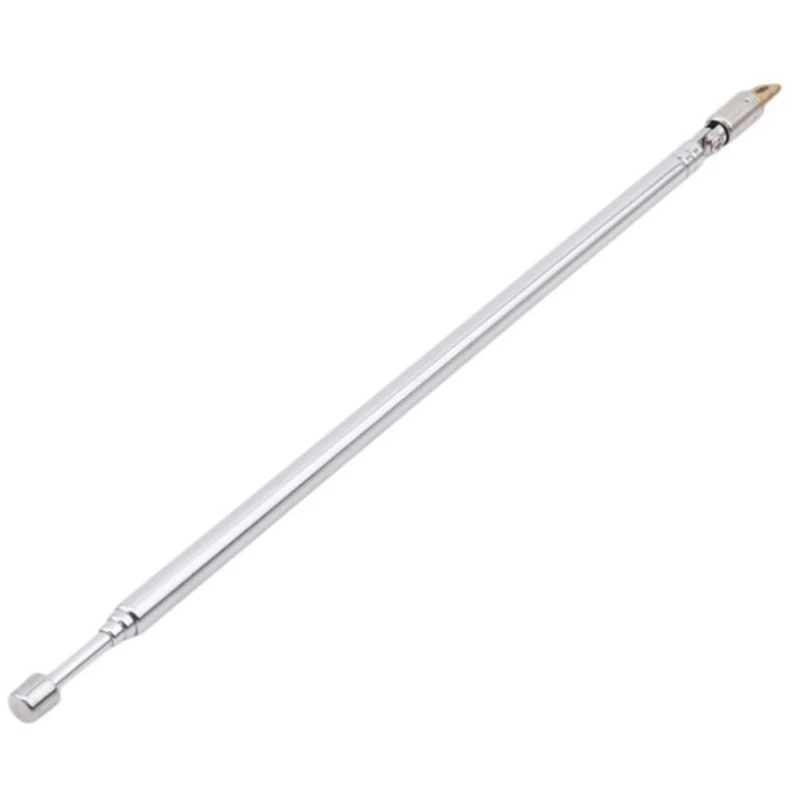 Ersatz 60 cm FM Antenne Radio Tragbare 6 Abschnitte TV Teleskop Drehbare Antenne für