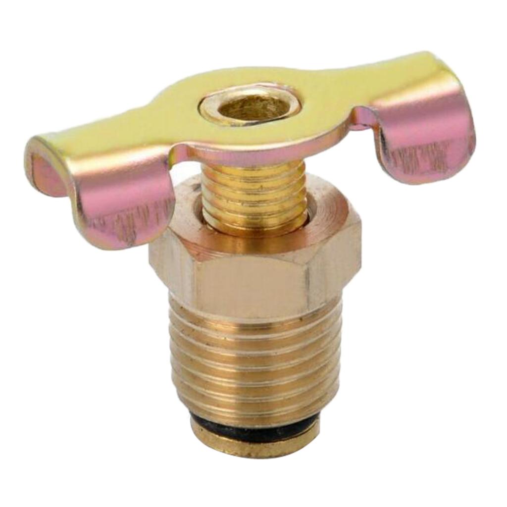 Luchtcompressor Tank 1/4 ''Npt Drain Plug Valve/Tap/Afvoer Met T-Handvat