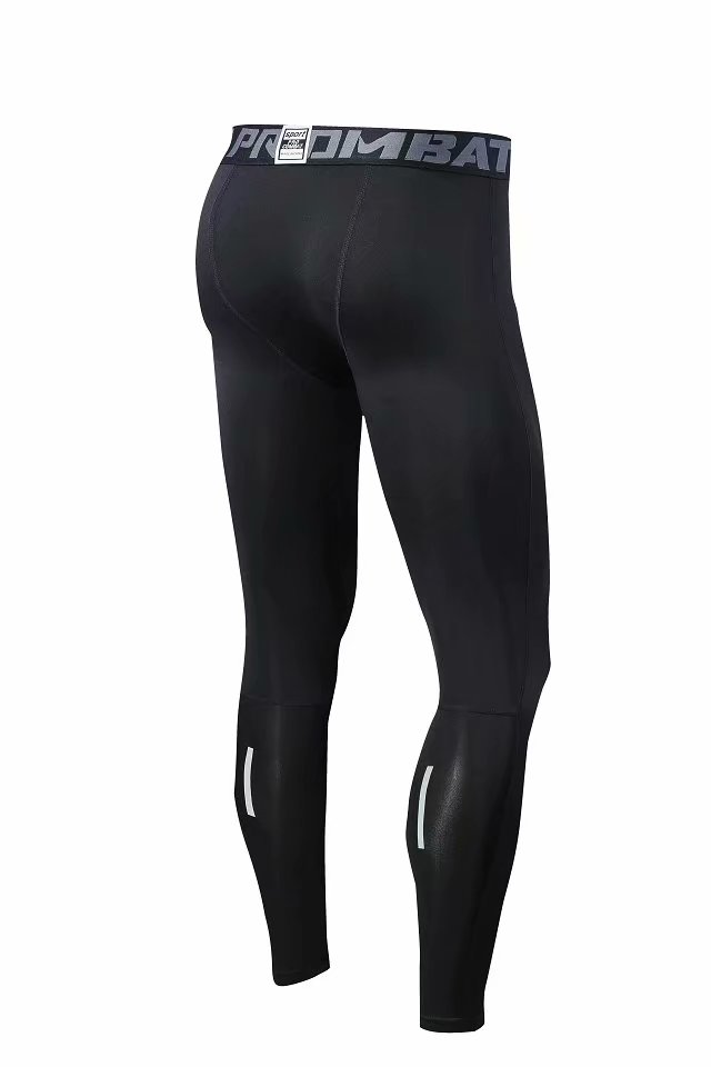 Mannen Running Tights Sport Leggings Sportkleding Compressie Oefening Base Laye Broek Jogger Fitness Gym Basketbal Shorts 3/4: CK8021 black / L