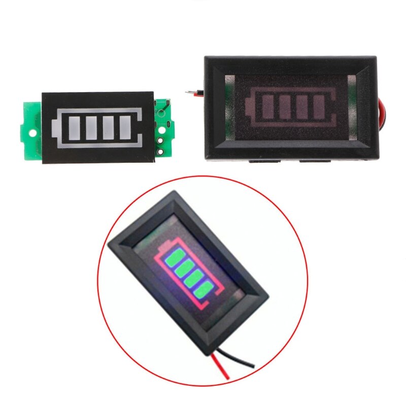 3 S 3 Serie 12.6V Vermogen Lithium Batterij Capaciteit Groene Display Indicator Module H05A