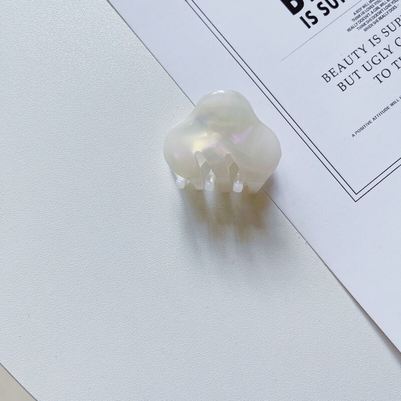 3cm Mini włosy akcesoria chmura w kształcie octanu klamra do włosów dla WomanTortoiseshell Mutiple Barrette akrylowe geometryczne szpilka: 13