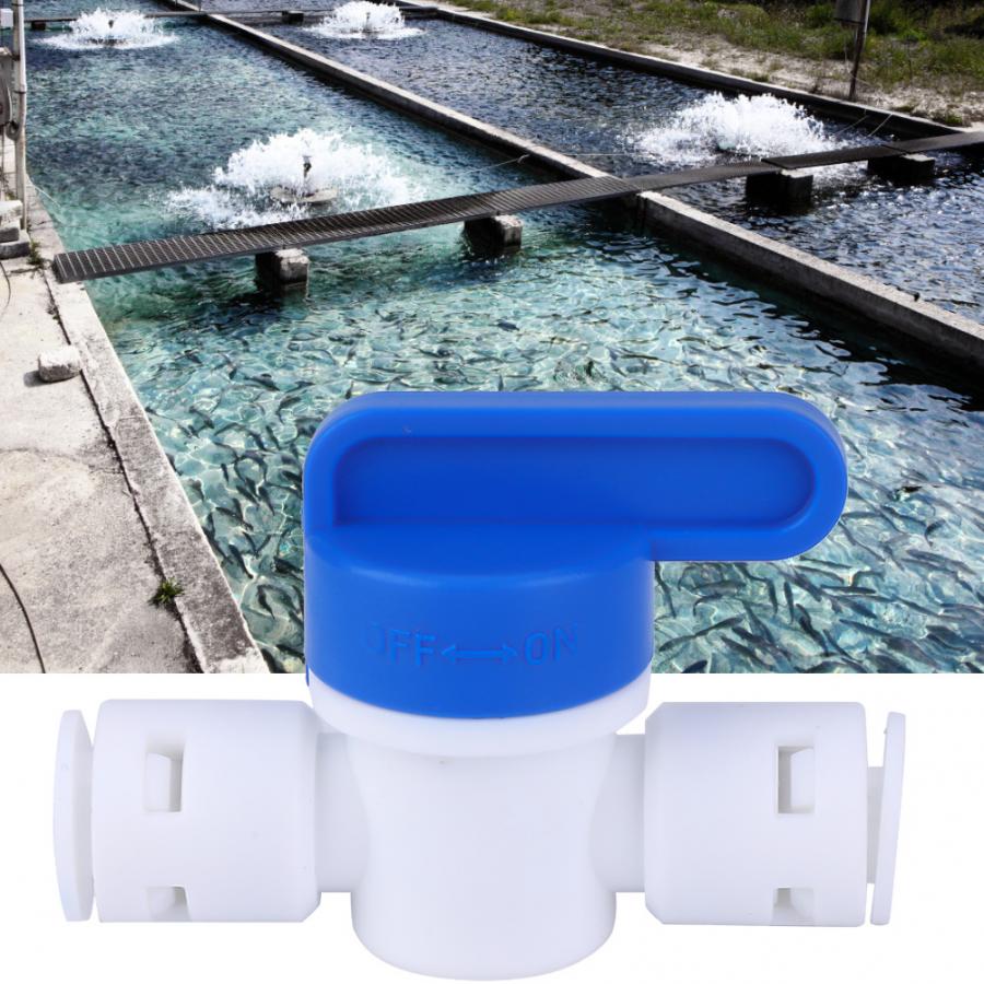 3Pcs G1/4 Pipe Fitting Ball Valve PE Pipe Water Hose Connector Switch For Drainage System