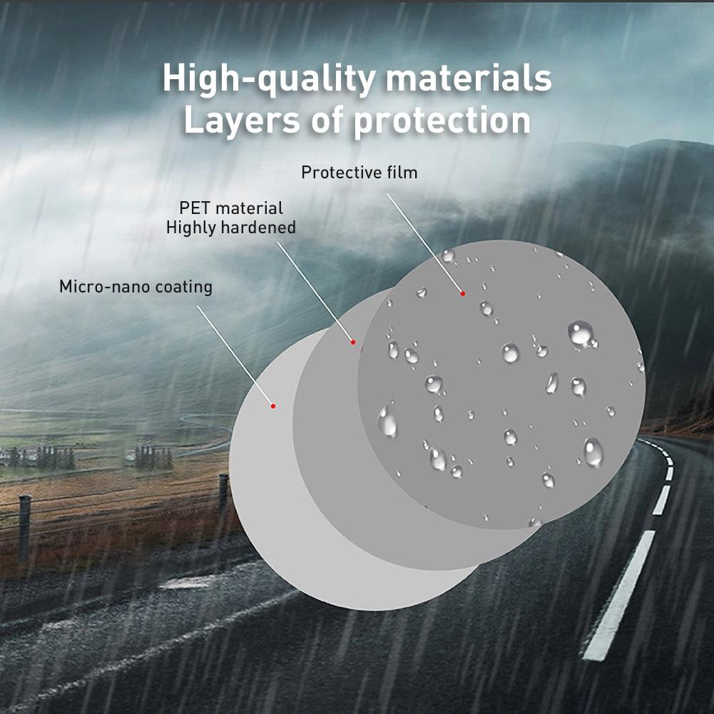 Universal Motorcycle Helmet Clear Rainproof Film Anti Rain Patch Screen for K3 K4 AX8 LS2 HJC MT Helmets