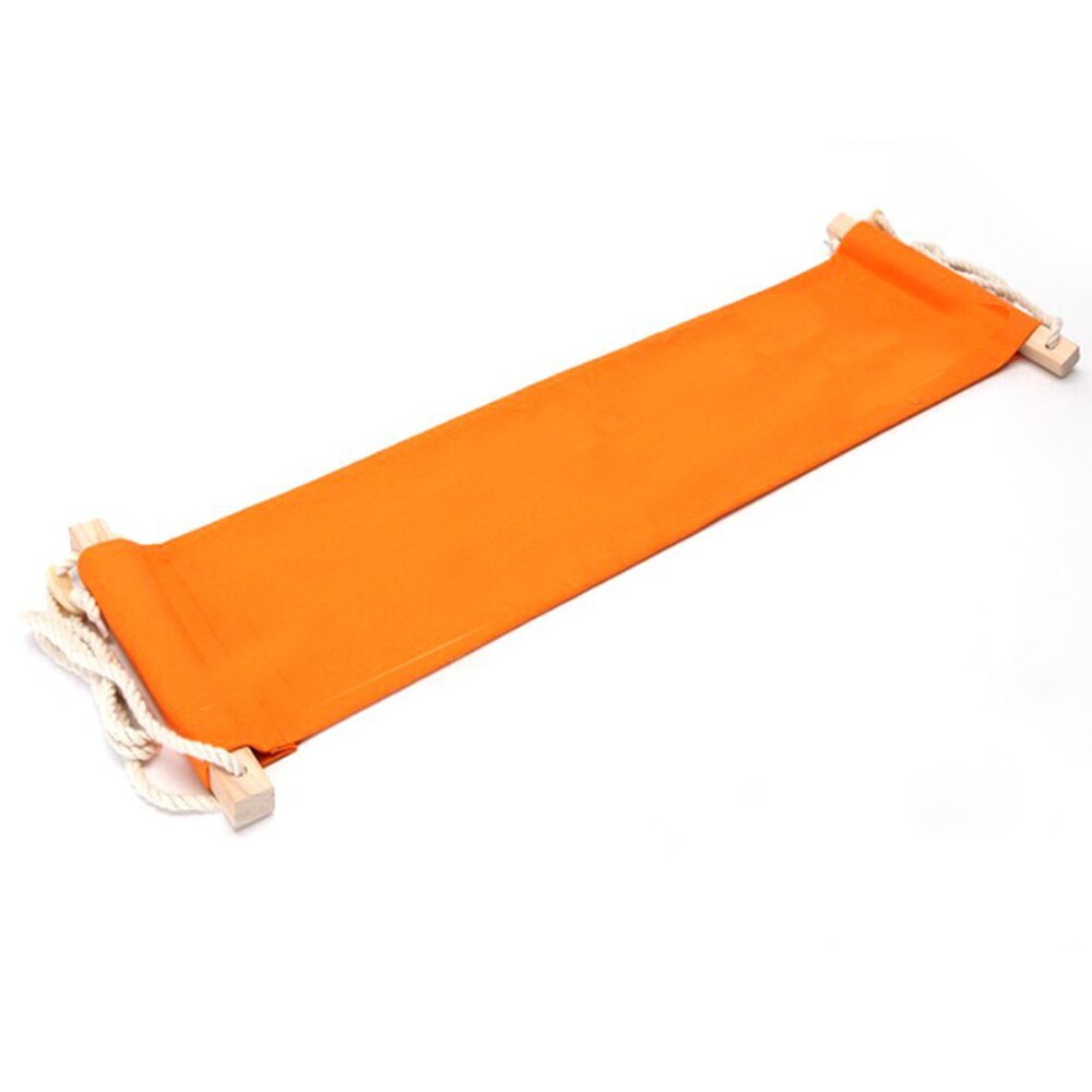 Fabric Desk Feet Hammock Foot Chair Care Tool The Foot Hammock Outdoor Rest Cot Portable Office Foot Hammock Mini Feet Rest: orange