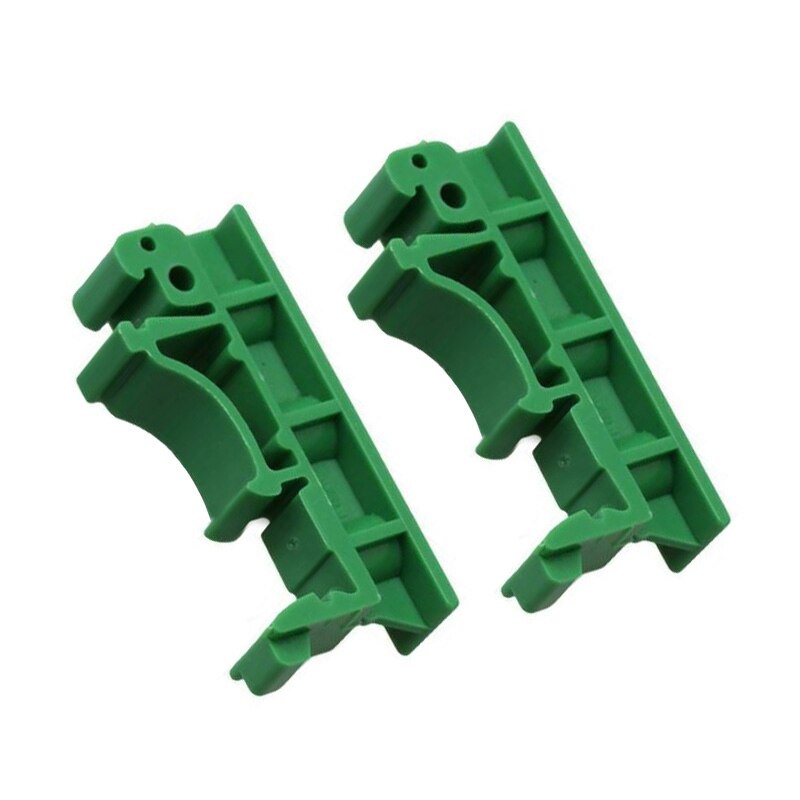 50Pcs DRG-01 PCB For DIN 35 Rail Mount Mounting Support Adapter Circuit Board Bracket Holder Carrier Clips Connectors