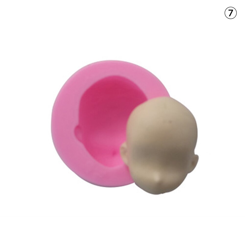 Silicone Baby Gezicht Mal Voor Fondant Chocolade Zeep Handgemaakte Zeep: 07