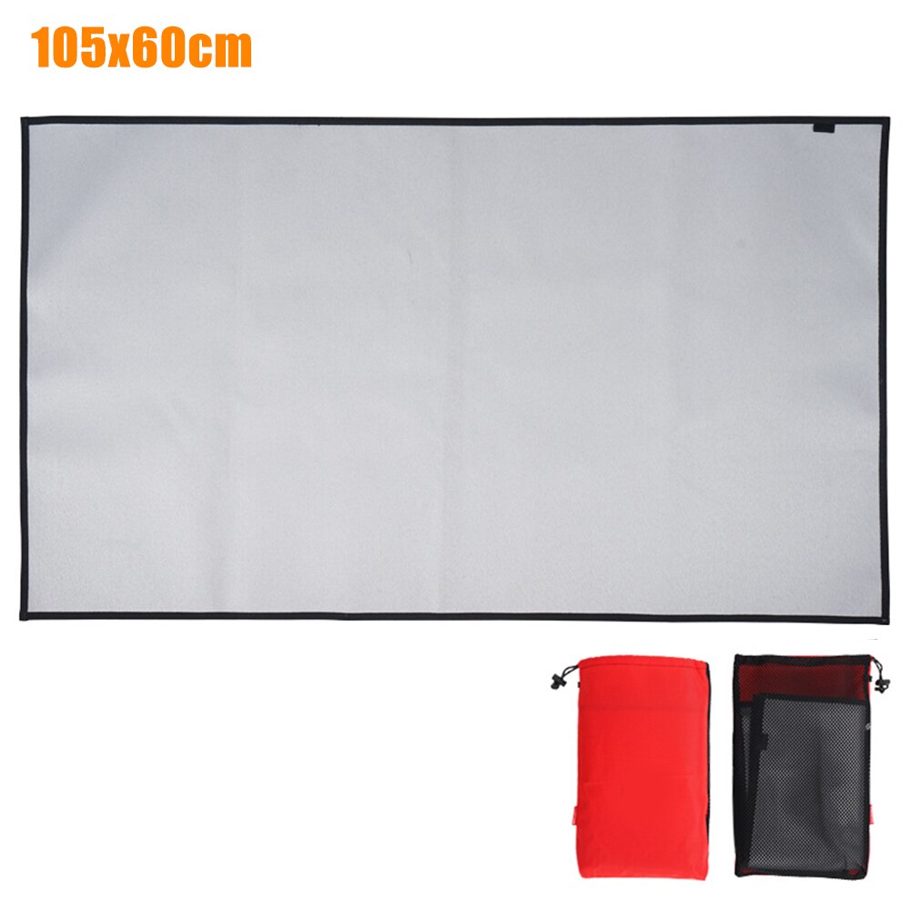 Heat Insulation Folding Flame Retardant Emergency Safety Picnic Barbecue Durable Fiberglass Outdoor Camping Fire Blanket Home: L