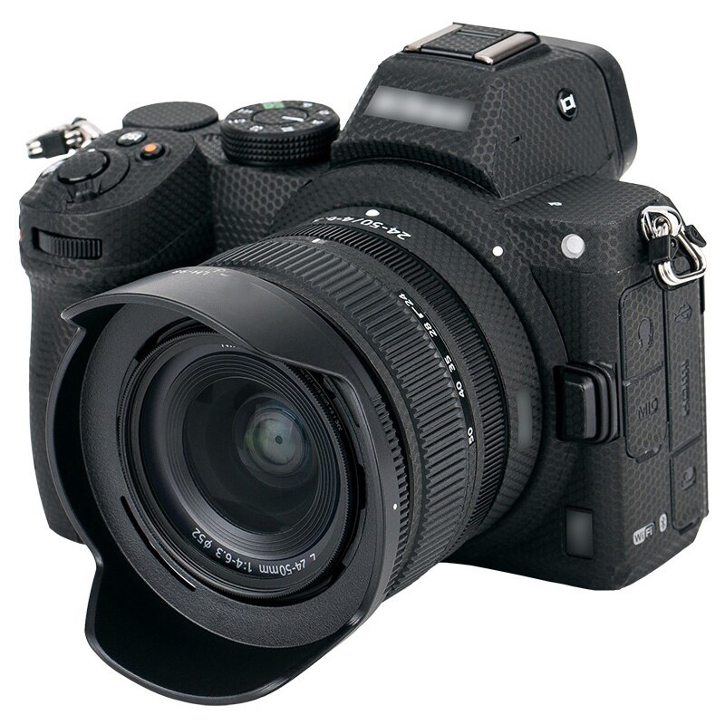 HB-98 Omkeerbare Dedicated Zonnekap Shade Voor Nikon Nikkor Z 24-50Mm F/4-6.3 Lens op Nikon Z5 Z6 Z7 Z6II Z7II Camera