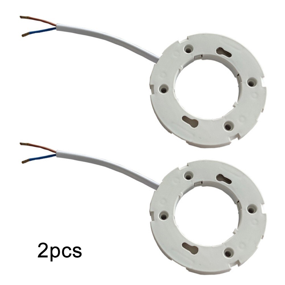 Raccord de Base GX53 pour lampes LED et CFL GX53, 2 pièces, support de lampe pour fournitures de fête