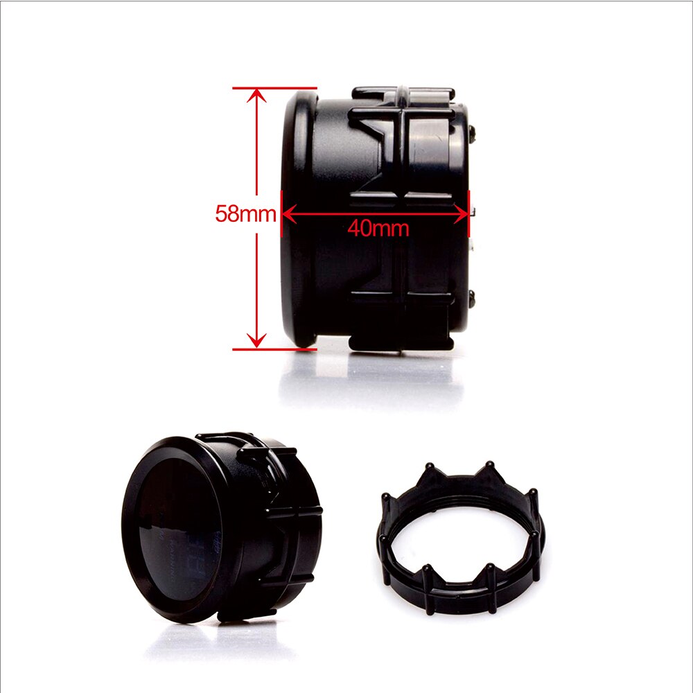 2 " 52mm bil digital ledet bil luft drivstoffforholdsmåler auto bil instrumenter ekst temp måler 12v bil måler sensor ledet auto bil motor