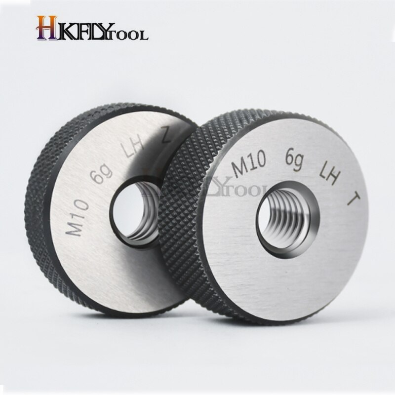 Thread Ring Gauge 6g Left Tooth LH Ring Gauge G/No Go Gage External Thread Ring Gauge M2-M30 Left Hand measuring Tool