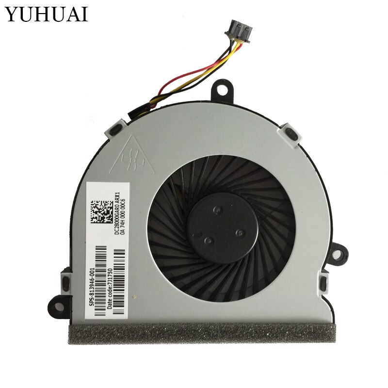 Ventilador de refrigeración de la CPU, para HP 250 G4 255 G4 256 G4 250 G5 255 G5 256 G5 TPN-C125 15-AC 15-AY 15-AF 15-BA SERIES