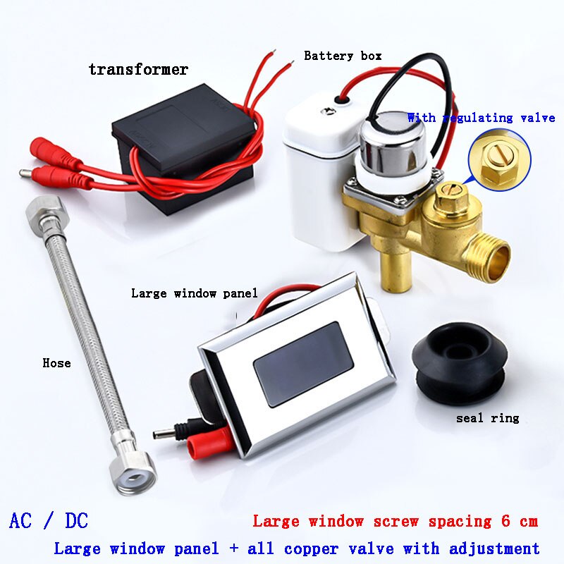 Urinoir Sensor Accessoires Infrarood Full-Automatische Geïntegreerde Urinoir Emmer Wc Urine Pocket Spoelen Apparaat Magneetventiel: MK17