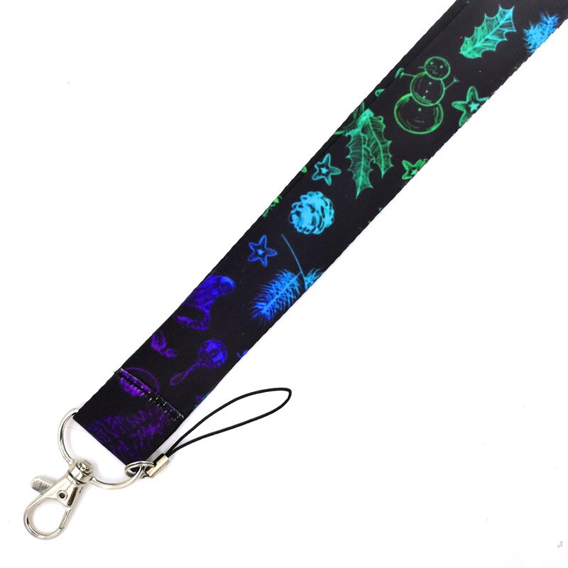 Cartoon Neck Strap Lanyard for Keys USB ID Card Badge Holder Keychain Cell Phone Straps Webbing Ribbon Necklace Lanyards