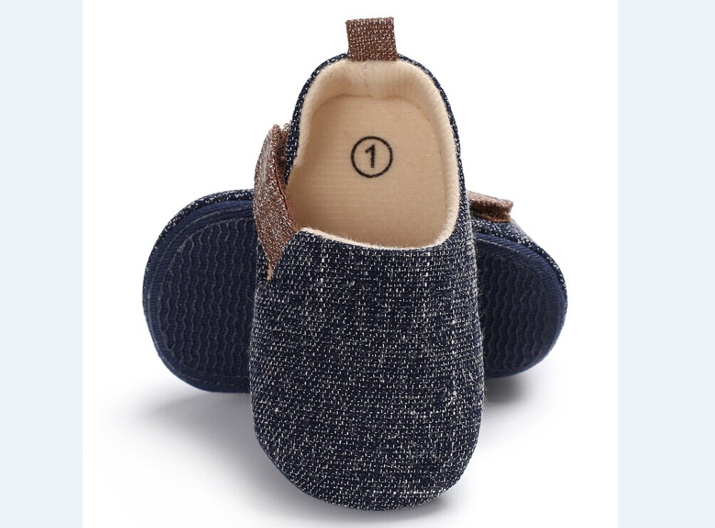 Toddler Baby Boy Soft Lovely Crib Shoes Casual Sneakers Soft Soles Size 0-18 Months: Blue / 13-18 Months