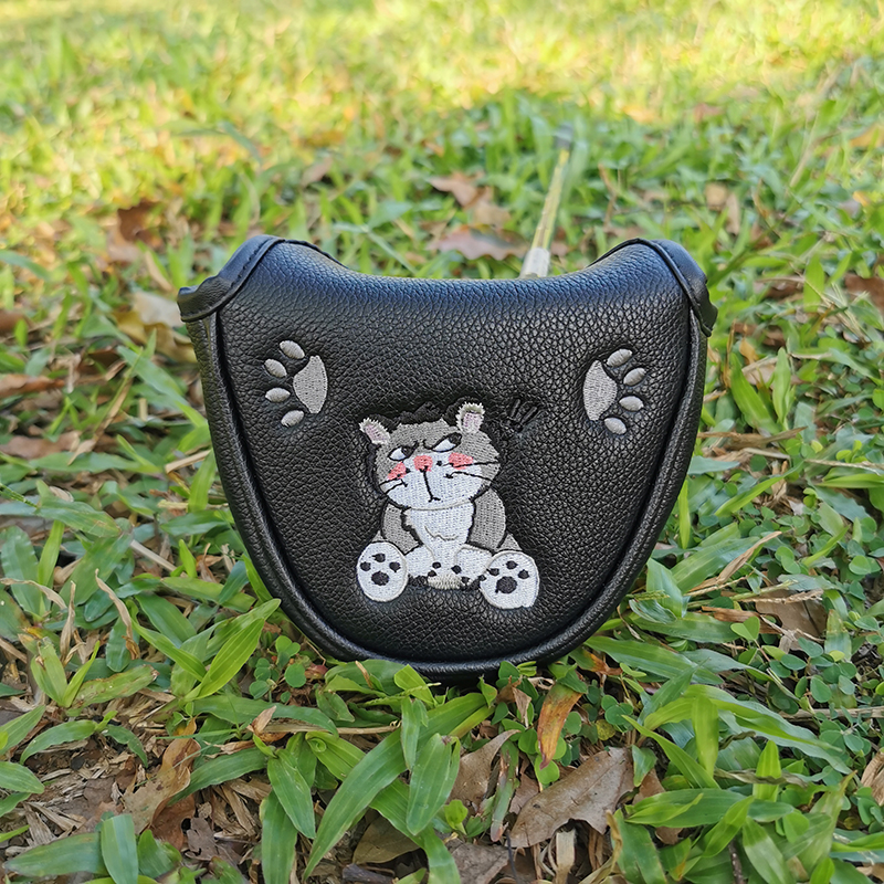 Golf Club Head Covers Wood Driver Protect Headcover Golf Accessories Putter Golf Iron Club Head Cover: plum
