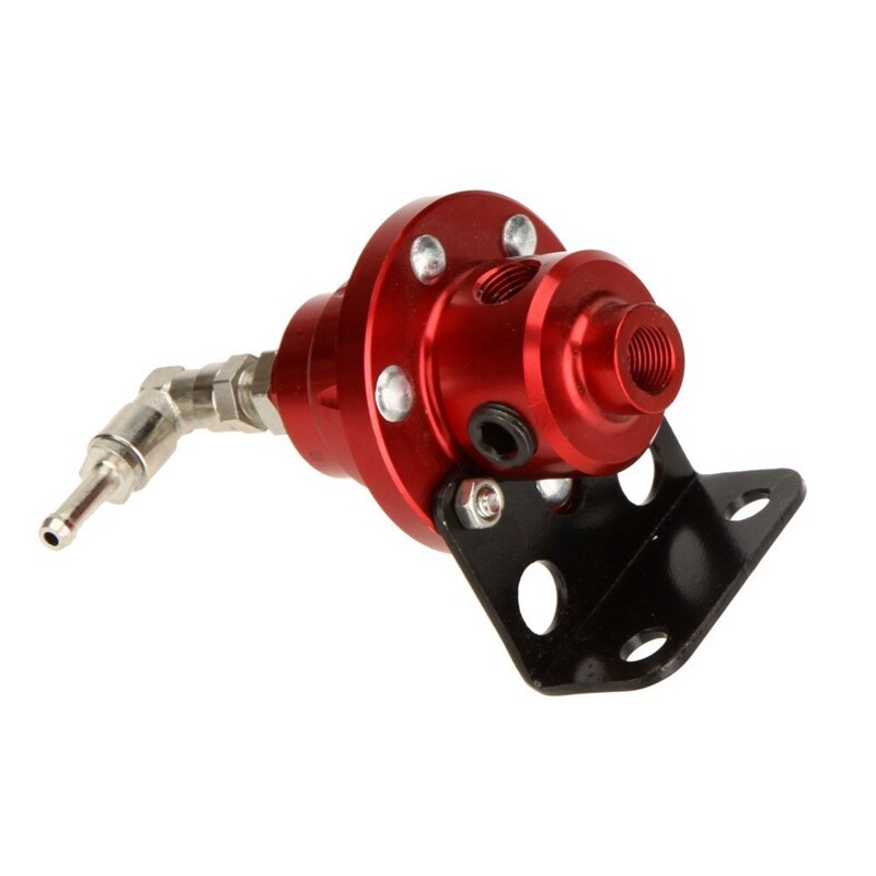 High Performance Car Fuel Pressure Gauge Adjustable Fuel Pressure Regulator Red