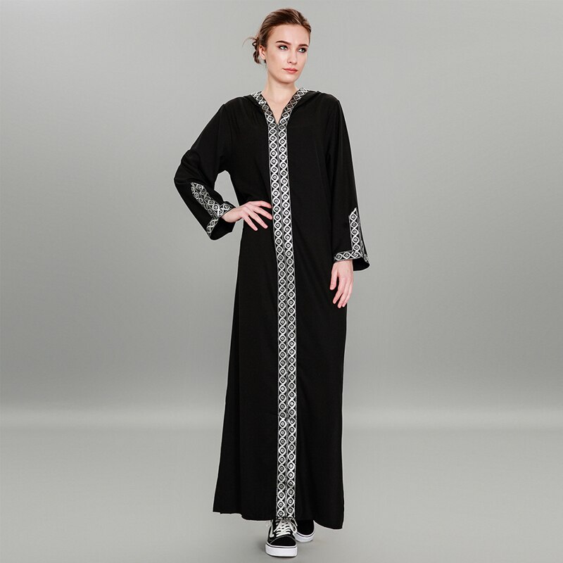 Kaftan Abaya Voor Vrouwen Zwarte Abaya Dubai Turki... – Grandado