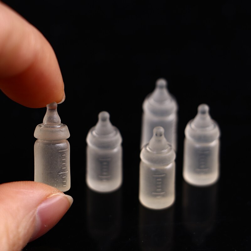 5 sztuk 1:12 domek dla lalek miniaturowe mini butelka mleka butelki robić karmienia zabawki symulacyjne