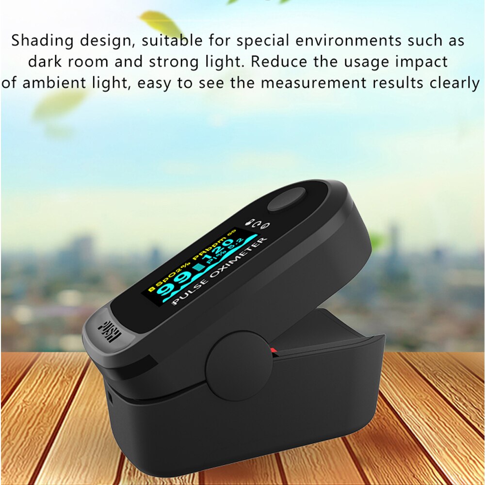 Bluetooth APP pulse oximeter Sleep monitoring data record oximetro de dedo Spo2 PR PI monitor Support Android iOS