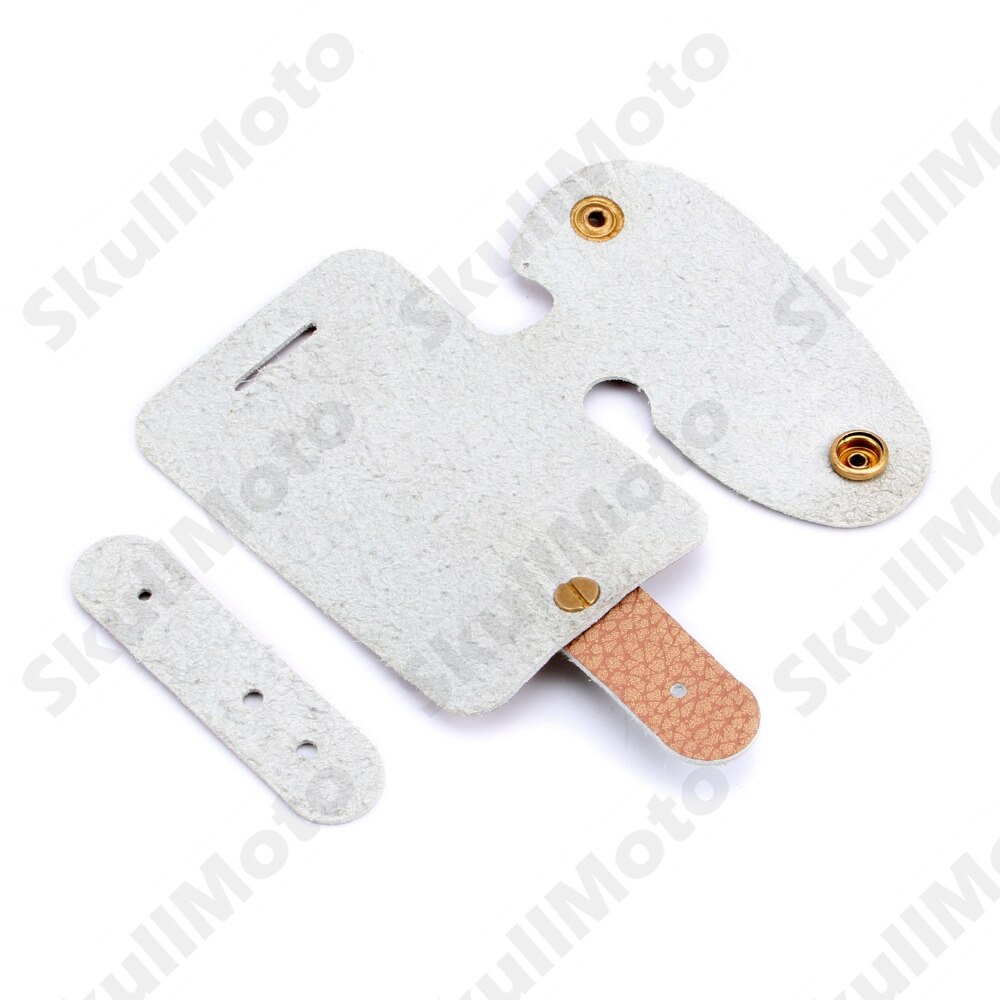 Cubierta de clavija de engranaje de motocicleta Funda de cuero con palanca de cambio para Harley Softail 1986 accesorios universales