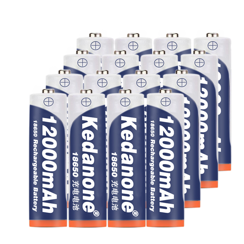 18650 batterie Akku 3,7 V 18650 12000mAh Kapazität Li-Ion Akku Für Taschenlampe Batterie