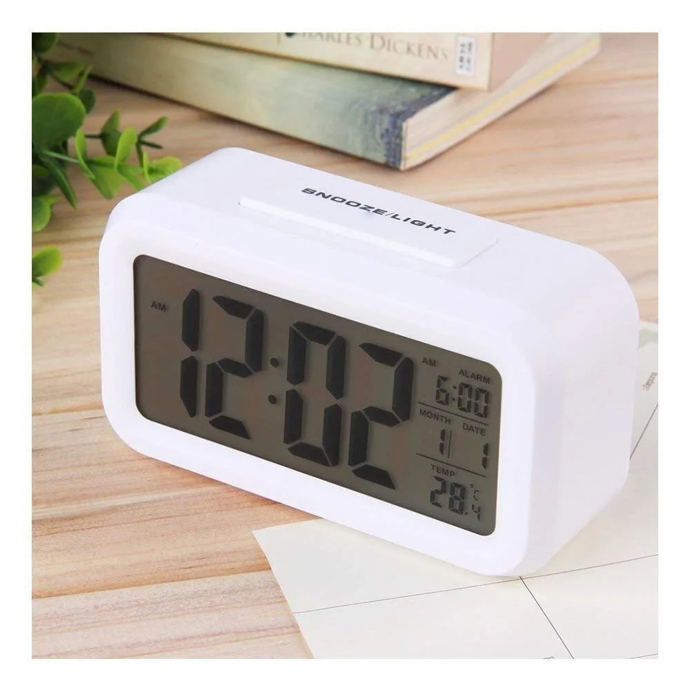 LED Digital Wecker Hintergrund beleuchtung Schlummer Daten Zeit kalender Desktop Multifunktions elektronische Hintergrund beleuchtung Tisch uhr