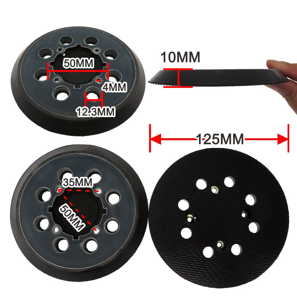 Sanding Pads Replacement for dewalt 5Inch 8 Hole Hook and Loop Compatible with Dewalt Orbital Sander