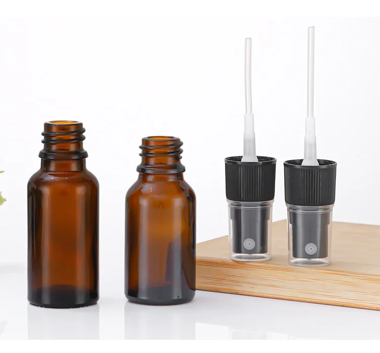 1 szt. 5ml-100ml Bursztynowa Szklana Butelka na Perfumy Atomizer Butelka Podróżna Wielokrotnego Użytku Pojemniki na Olejki Eteryczne
