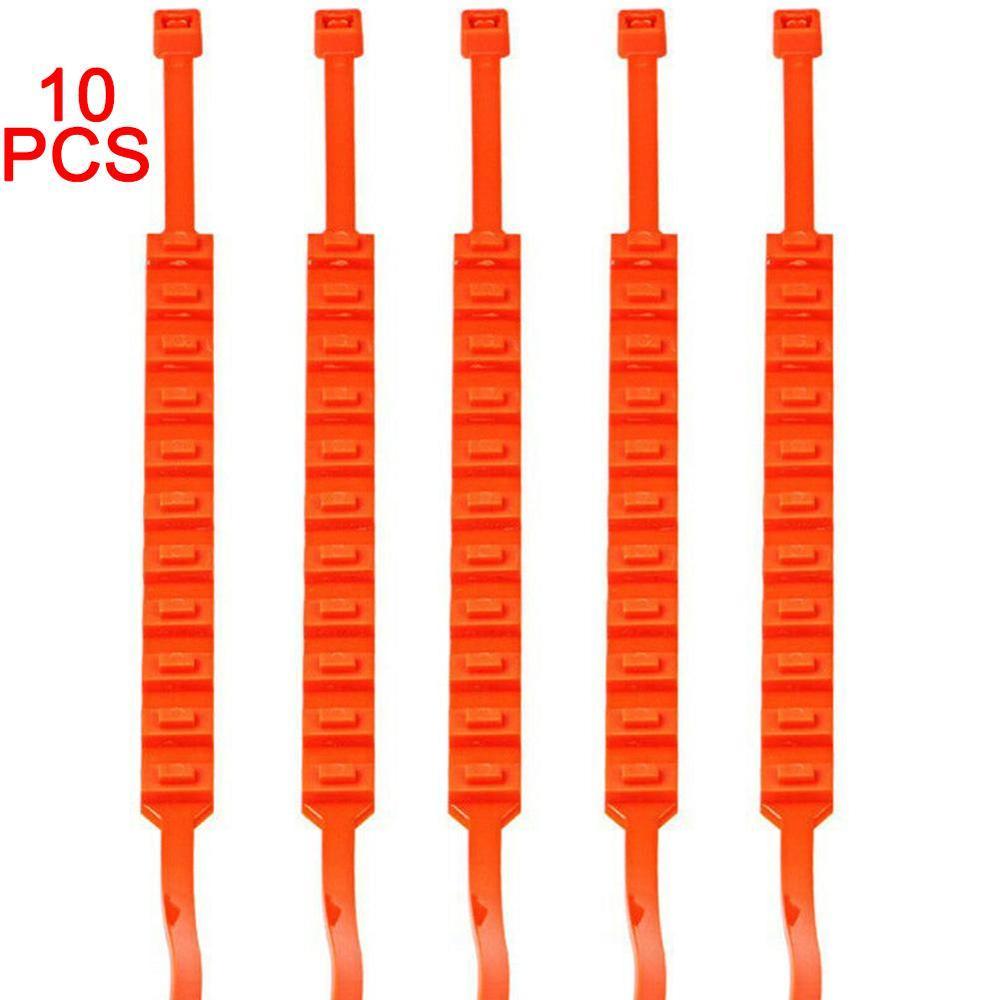 10 Pcs Auto Keten Band Ketting Voor Auto Vrachtwagen Suv Anti-Slip Ketting Banden Emergency Winter Rijden Auto Nood d0S3: Default Title