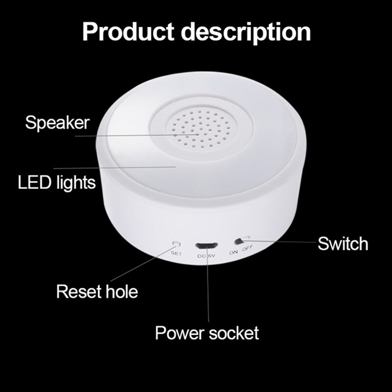 Tuya Zigbee Smart Home Wifi Sound And Light Alarm Wireless Linkage Smart Sound And Light Alarm Horn Siren Smart Alarm Smart Life