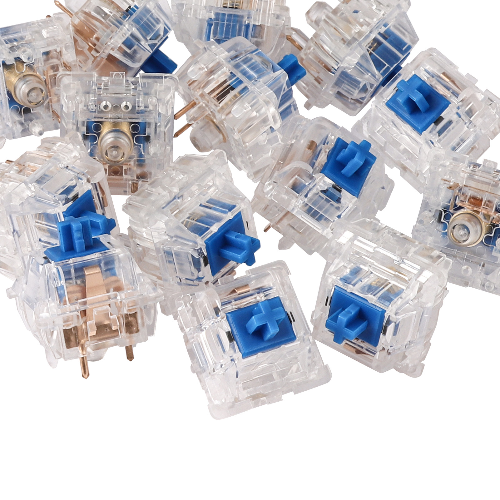 Durock silent lineære switches, dolphin 62g silent lineære switches, daybreak 67g til cherry mx silent lineært mekanisk tastatur, switches