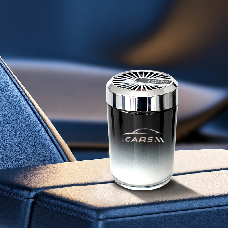 Auto Aroma therapie Tasse Auto Innen gebrauch Licht Duft Lufter frischer Auto Innenraum hochwertige feste Duft Balsam: Schwarz