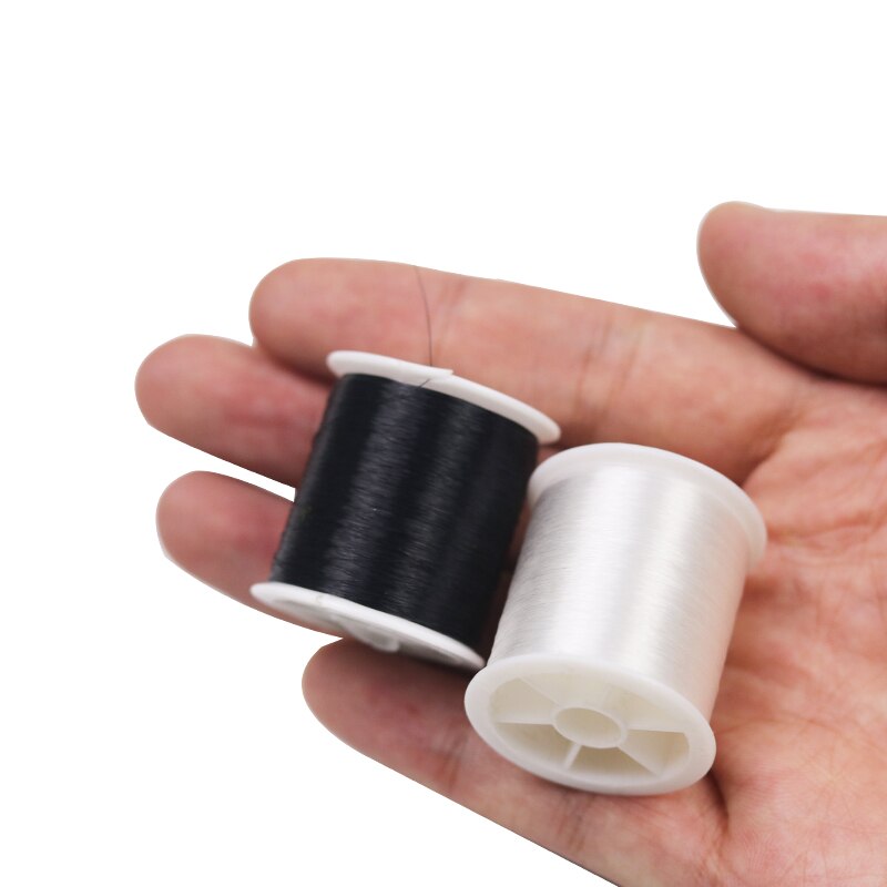 100m nylon tråd uelastisk tråd armbånd smykker diy tøjmaterialer sytråd 0.13mm