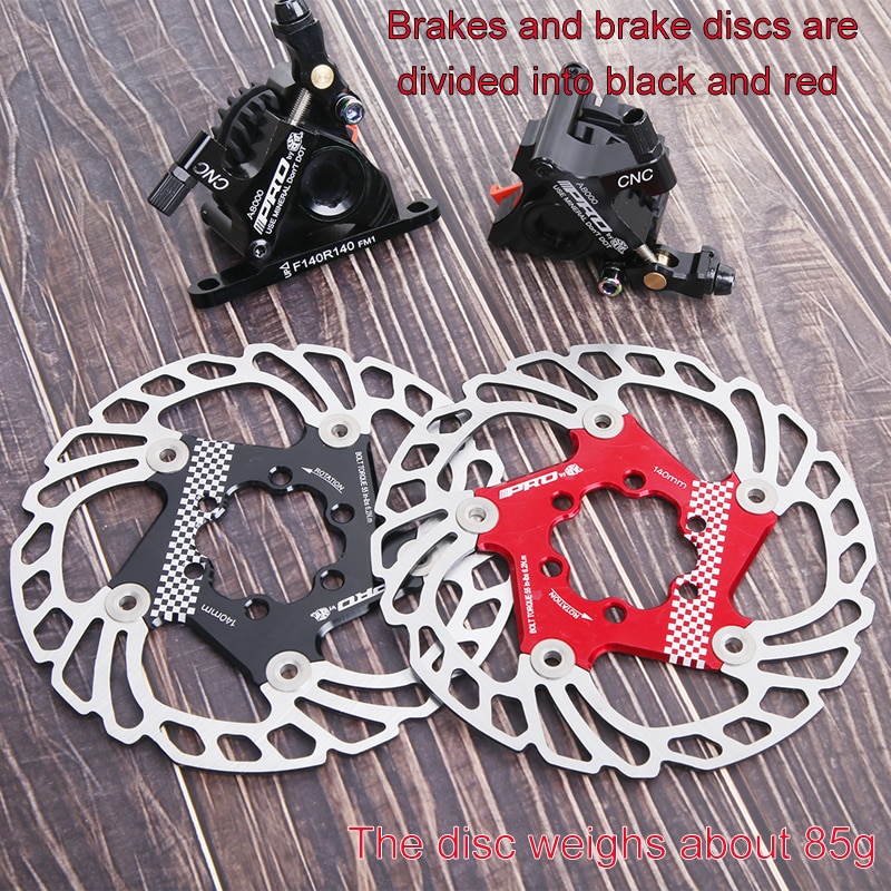 Road Hydraulic disc brakes set Flat Mount Calipers with 140MM discs rotor Bicycle Bilateral Mechanical Cable road brake Clamps